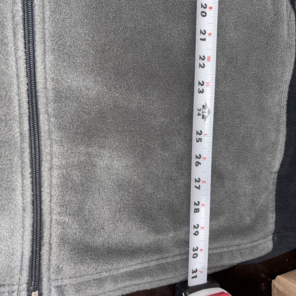 Columbia Fleece Vest Full Zip Mens 4XT Gray Black Outdoor Casual New - Picture 8 of 8